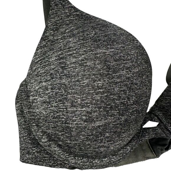 Victorias Secret Perfect Shape Bra 32C Underwired Push Up Black Multiway Straps - Picture 4 of 11